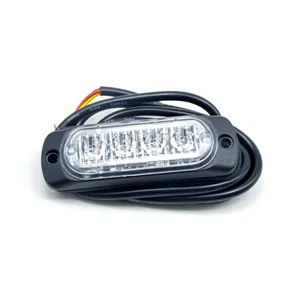 Mini Barra Federal Signal 4 Led Tipo Estrobo Rojo / Azul